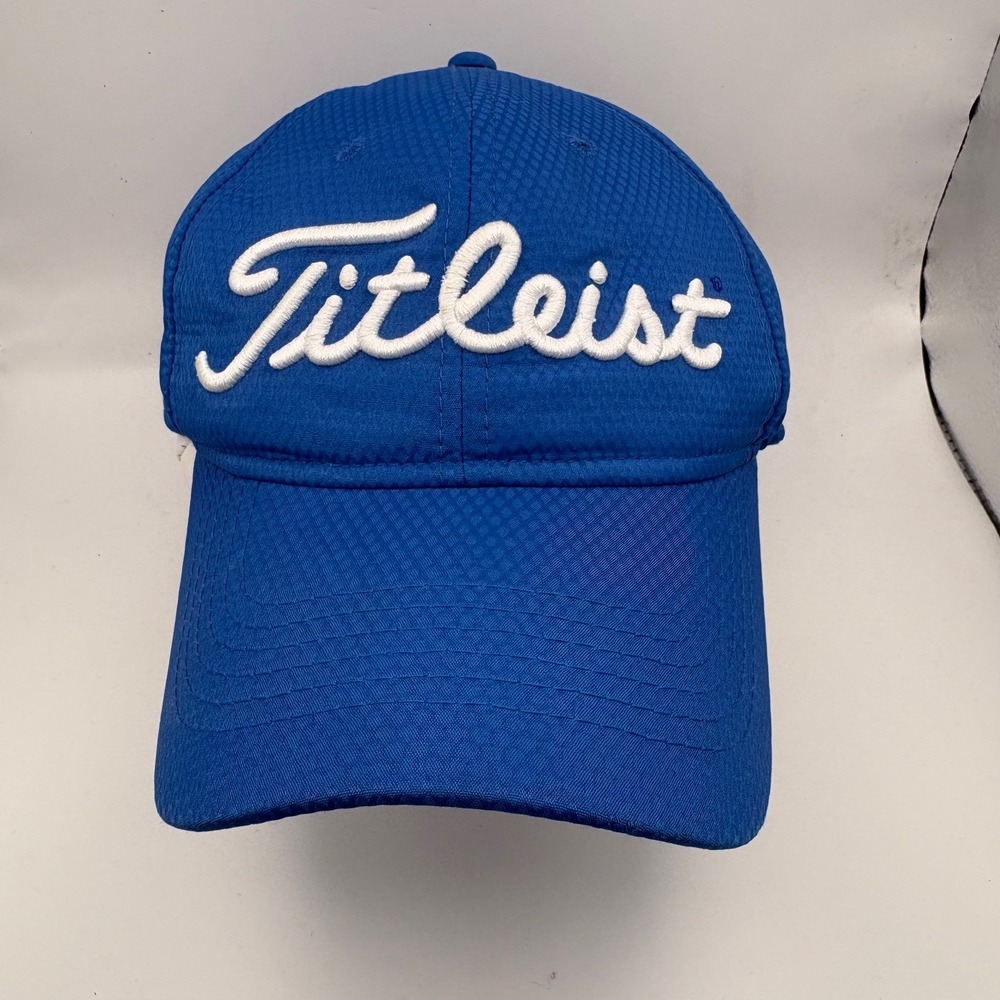 Titleist Royal Blue Golf Hat Cap Embroidered Hickory Heights Men's One Size